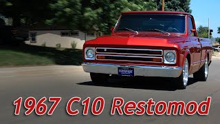 1967 Chevy C10 Restomod  Walk Around and Test Drive [upl. by Anahsit]