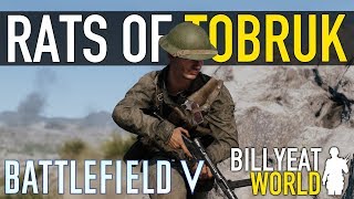 RATS OF TOBRUK  North Africa WW2  BATTLEFIELD V History Hamada [upl. by Asira656]