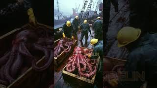 Giant Deep Sea Creature Caught by Fishermen🐙🦑🦀deepseafishing fishingexploration giantseacreature [upl. by Htebaras]