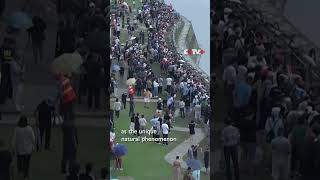 Spectacular Tidal Bore on Qiantang River Wows Viewers [upl. by Gans532]