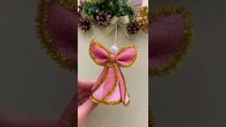 CHRISTMAS ANGELS ORNAMENTS christmas handmade paper craft творчествосвоимируками [upl. by Gnuhc276]