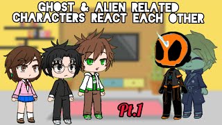 Ghost amp Alien Related Character React Each Other Pt1 KAMEN RIDER GHOST RUSH [upl. by Tillfourd]