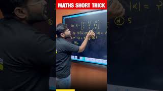 Determinants Short Trick I NDA PYQs I ndapyq cbse12maths [upl. by Eruza524]