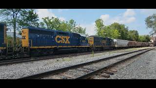 L132 Bring a cut of cars into the rob track in winchester virginia [upl. by Akinehc]