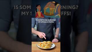 How to Make Kronks Spinach Puffs from Emperors New Groove shorts [upl. by Arrehs960]