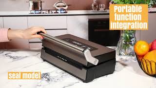 Vacuum Sealer Machine Powerful Pro Food Vacuum Sealer Machine [upl. by Marek971]