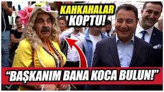 quotBaşkanım bana koca bulunquot Ali Babacanın cevabı kahkaha attırdı [upl. by Mullac]