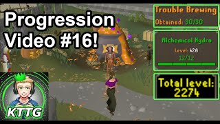 OSRS Progression Video 16 3 Green Logs 2274 Total Level Road To Completionist [upl. by Noral]