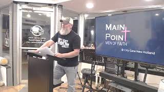 Gerald Stauffer sharing his testimony at Main Point  New Holland 101824 [upl. by Hugh]