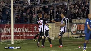 GOAL  Tom Smith wraps up the A4 Derby at Chippenham with this coolly taken strike [upl. by Areht]