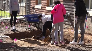 WEB EXTRA Whitesburg Middle School build handson outdoor classroom [upl. by Worra]