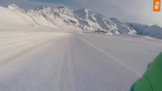 Pisten am Stubaier Gletscher 1 Eisjochferner und 1b Eisjochzunge [upl. by Hultin]