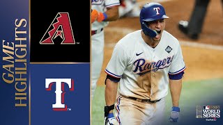 Dbacks vs Rangers Game Highlights 102723  MLB Highlights [upl. by Olemrac66]