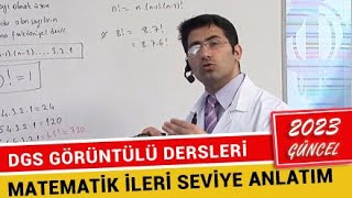 DGS Matematik Konu Anlatımı  İleri Seviye  2023 [upl. by Nnaeirb855]