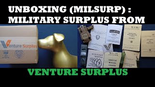 UNBOXING 202 Venture Surplus Books and Gear [upl. by Leighland]