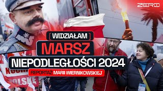 WIDZIAŁAM MARSZ NIEPODLEGŁOŚCI 2024 REPORTAŻ MARII WIERNIKOWSKIEJ [upl. by Assertal]