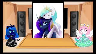 Young princess Celestia and Luna react to their Future MLPGacha club [upl. by Hawthorn]