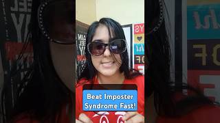 3 Powerful Ways to Overcome Imposter Syndromeimpostersyndrome [upl. by Eidissac]