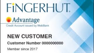 FingerHut Advantage Card by WebBank [upl. by January]