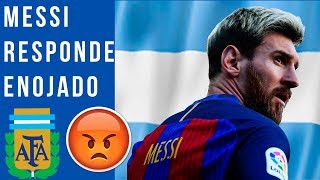 MESSI RESPONDE😡 A LIBERMAN Y prensa Argentina⚽ [upl. by Lot]