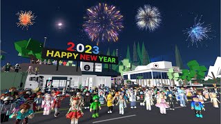 Happy New Year 2023  Pesta Malam Tahun Baru di Brookhaven  Roblox Animation [upl. by Anaoy]