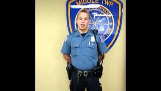 Middle Township Police Department Officer Jeff Salveson [upl. by Pennie]