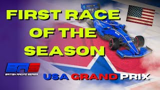 First Race of the Season  USA Grand Prix  BRS Round 1  League Race  F1 2021 [upl. by Akcira257]