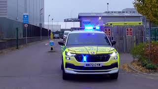 SECAMB Critical Care Ambulance Car Responding [upl. by Ludwog164]