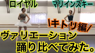 【第2弾】ヴァリエーション踊り比べてみた！〜ドン・キホーテより第3幕キトリのVa編〜【バレエ】【振り違い】 [upl. by Shirl]