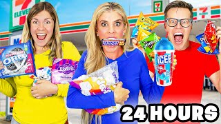 Eating 711 Food ONLY for a Day [upl. by Brinna]