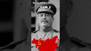 RUSSIA  USSR Military Rank 20241950history militaryranking edit [upl. by Hairahs]