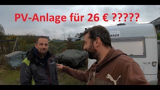 PVAnlagen Tutorial  Batterie schnell aufs Dach und angeklemmt ist Halb So Wild  Knaus Wohnwagen [upl. by Marpet]