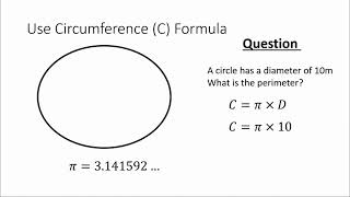 How to Calculate the Perimeter of a Circle from the Diameter [upl. by Boeke]