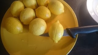 Recette des Citrons confits [upl. by Annaegroeg]