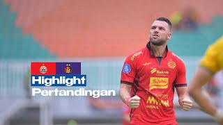 Highlight  PERSIJA Jakarta VS PERSIK Kediri  Pekan 12 [upl. by Gwyneth]