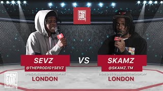 SEVZ Vs SKAMZ  Pen Game Rap Battle 2023 [upl. by Ahsatam277]