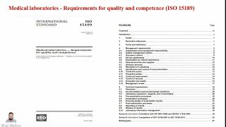 Lecture 11 ISO 15189 [upl. by Petracca]