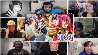 quotMy Name Is Diavoloquot Diavolo vs Polnareff JJBA Golden Wind  Part 5 Ep 33 Reaction Mashup [upl. by Blanding]