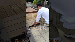 It Can Save Your Labor Cost And Installation Time wood woodworking wpc deck outdoors mexytech [upl. by Enrichetta]