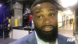 TYRON WOODLEY IMMEDIATE REACTION TO JAKE PAUL KNOCKOUT WIN OVER MIKE PERRY [upl. by Berger239]