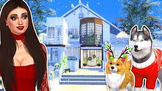 The Sims 4  OUR NEW HOUSE SIMS 4 Christmas Cottage w Snow Sims 4 Gameplay [upl. by Nunnery788]