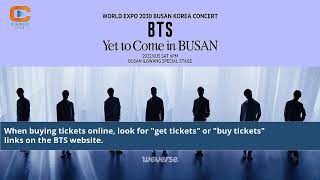 How To Bts Tickets [upl. by Archie365]