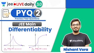 JEE Differentiability PYQ  2  JEE Main  Unacademy JEE  JEE Maths  Nishant Vora [upl. by Eniahpets]