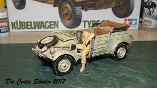 Sneak Peek on the paint work on the Tamiya German Kubelwagen Type 82 [upl. by Kath]