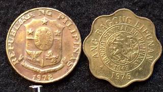 Philippines 1976  5 Sentimos Coin  Melchora Aquino  Republika Ng Pilipinas [upl. by Aidul]