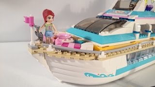 Lego  Friends  41015  Yacht  Review Deutsch [upl. by Penthea36]