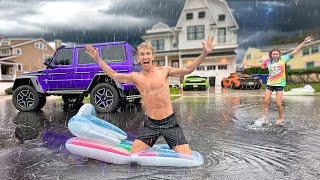 We Survived a MAJOR STORM My Lamborghini Flooded [upl. by Annairb]