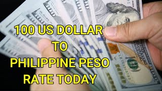 100 Dollars to Philippine Peso  100 Dollar convert to Philippine Peso [upl. by Krongold]