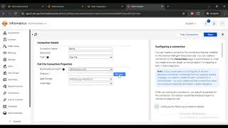 11 Connection Create Flat File amp Oracle Connection in IICS DI iics file oracle informatica [upl. by Zennas]
