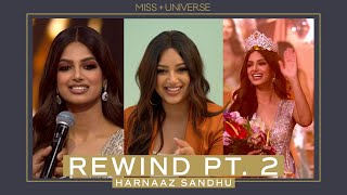 Harnaaz Sandhu Rewatches Her CROWNING MOMENT Part 2  REWIND  Miss Universe [upl. by Allecsirp]